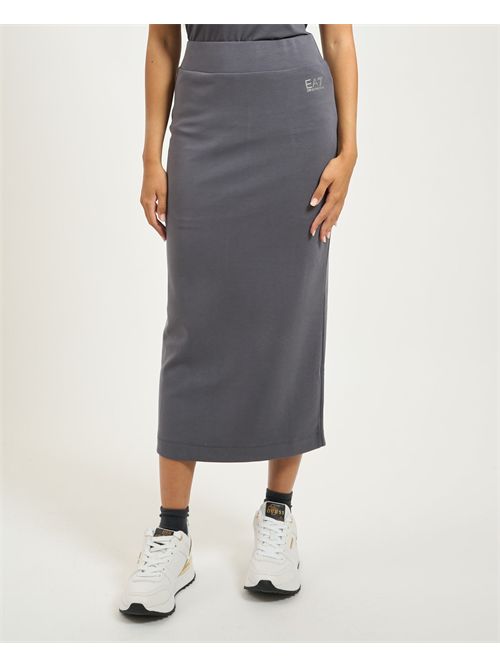 EA7 women's long skirt with back slit EMPORIO ARMANI EA7 | 7W000792-AF12643U8117